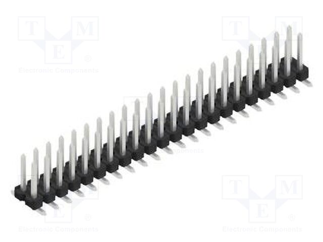 Connector: pin strips; pin header; male; PIN: 44; 2.54mm; SMT; 2x22