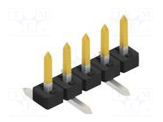 Connector: pin strips; pin header; male; PIN: 5; 2mm; SMT; 1x5; 100V