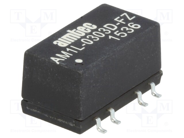 Converter: DC/DC; 1W; Uin: 2.97÷3.63V; Uout: 3.3VDC; Uout2: -3.3VDC