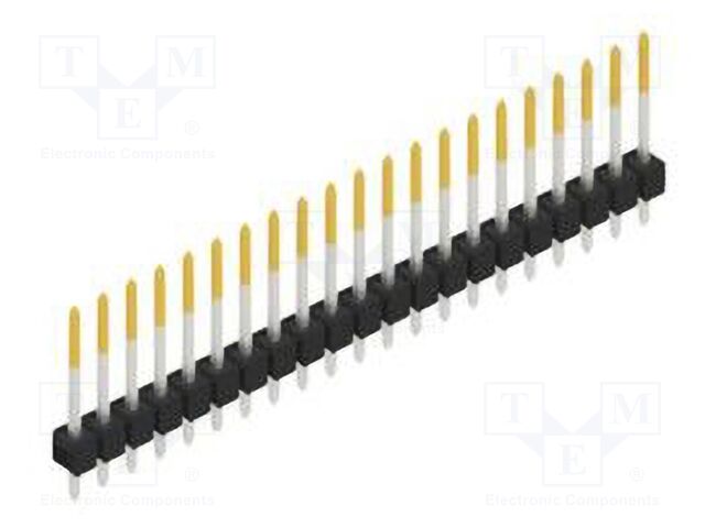 Connector: pin strips; pin header; male; PIN: 21; 2.54mm; THT; 1x21
