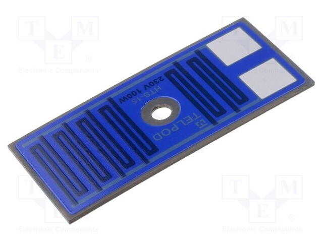 Resistor: thick film; heating; screw; 100W; Temp: -40÷400°C; H: 1mm