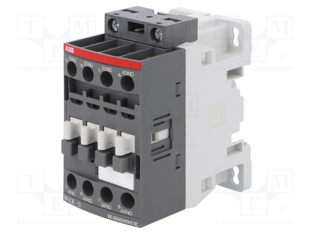 Contactor: 4-pole; NO x4; 100÷250VDC; 16A