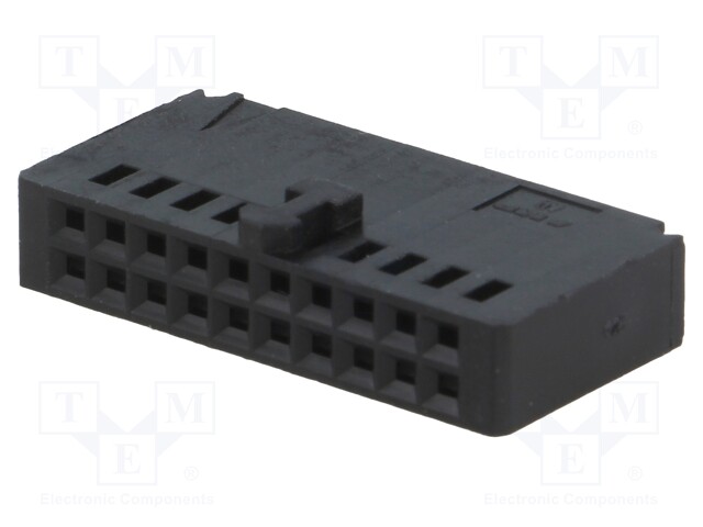 Plug; wire-board; female; AMPMODU MOD IV; 2.54mm; PIN: 20; straight