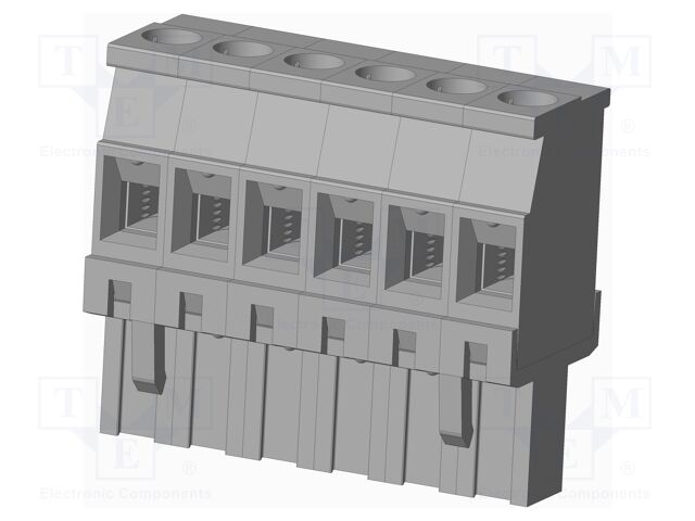 Connector: pluggable terminal block; plug; female; angled 90°
