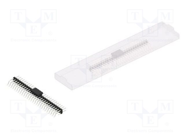Connector: pin strips; pin header; male; PIN: 54; 2mm; SMT; 2x27