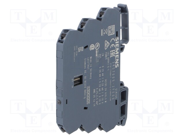 Converter: analog signals; DIN; 0÷10V,0÷20mA,4÷20mA; 24VDC; 24VAC
