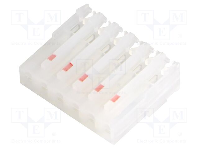 Plug; wire-board; female; PIN: 6; 3.96mm; IDC; for cable; MAS-CON