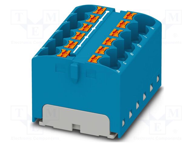 Splice terminal: rail; 32A; 450V; push-in; PA; L: 21.7mm; 0.2÷6mm2