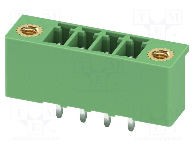 PCB headers, nominal cross section: 1.5 mm?, color: green, n