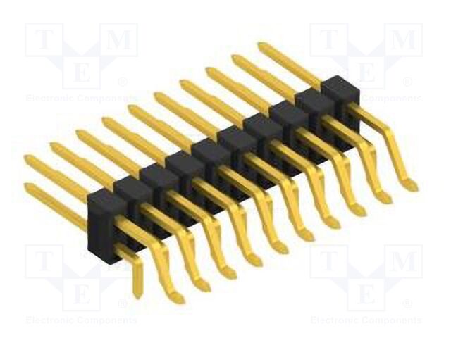 Connector: pin strips; pin header; male; PIN: 20; 2.54mm; SMT,THT