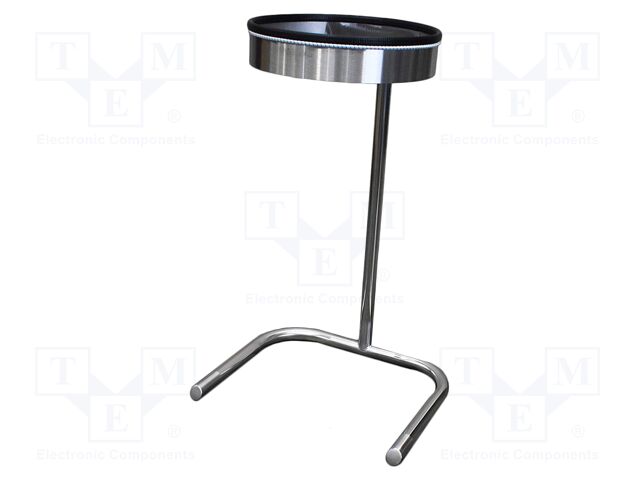 Stainless steel; Dim: 490x400x800mm; 75l; cleanroom; Ø: 350mm