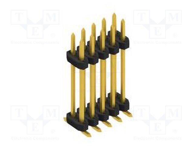 Connector: pin strips; pin header; male; PIN: 10; 2mm; SMT; 2x5; 100V