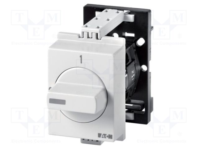 Switch: cam switch; Stabl.pos: 3; 10A; HAND-0-AUTO; Poles: 1; 3kW