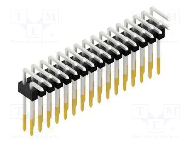 Connector: pin strips; pin header; male; PIN: 32; 2.54mm; THT; 2x16