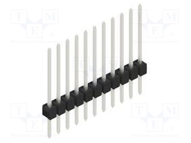 Connector: pin strips; pin header; male; PIN: 11; 2.54mm; THT; 1x11