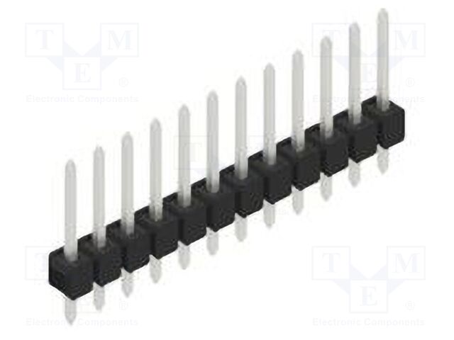 Connector: pin strips; pin header; male; PIN: 12; 2.54mm; THT; 1x12