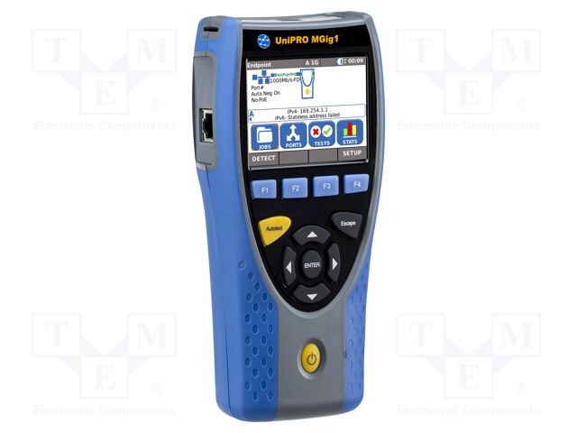 Tester: LAN network analyzer; touch screen,LCD,with a backlit