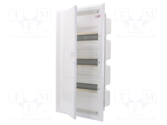 Enclosure: for modular components; IP40; white; No.of mod: 36