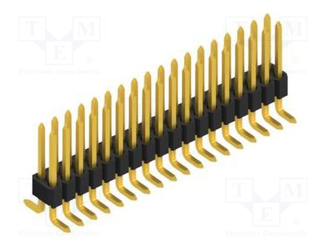 Connector: pin strips; pin header; male; PIN: 36; 1.27mm; SMT; 2x18