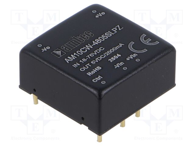 Converter: DC/DC; Protection: short circuit protection SCP