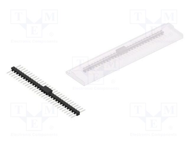 Connector: pin strips; pin header; male; PIN: 29; 2.54mm; SMT; 1x29