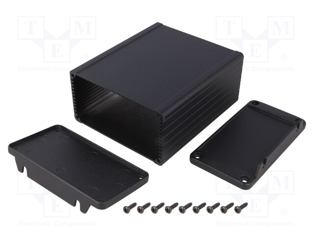 Enclosure: with panel; with fixing lugs; 1457; X: 104mm; Y: 120mm