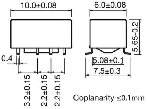 Relay: electromagnetic; DPDT; Ucoil: 24VDC; 2A; 0.5A/125VAC; IM
