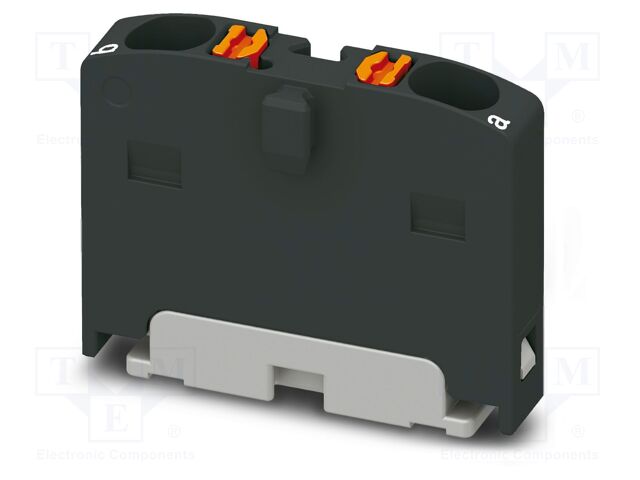 Splice terminal: rail; 17.5A; 450V; push-in; PA; L: 17.7mm; W: 4.2mm