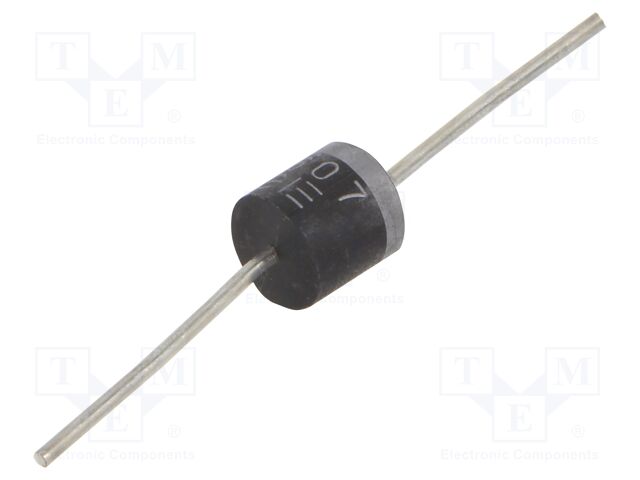 Diode: rectifying; THT; 1kV; 6A; tape; Ifsm: 250A; R6; Ufmax: 1.3V