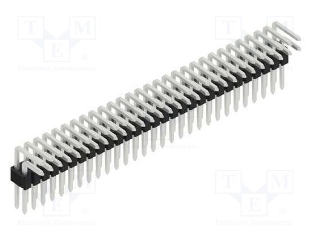 Connector: pin strips; pin header; male; PIN: 58; 1.27mm; THT; 2x29