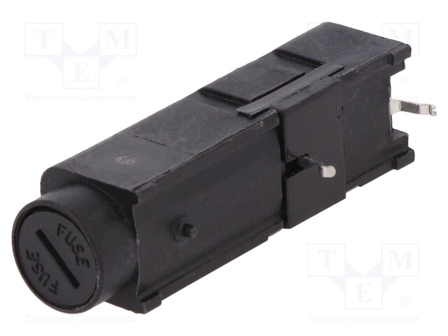 Fuse holder; cylindrical fuses; Mounting: THT; 5x20mm; -40÷85°C