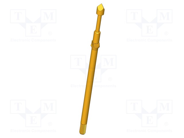 Test needle; Operational spring compression: 4mm; 5A; Ø: 2mm; 0.8N