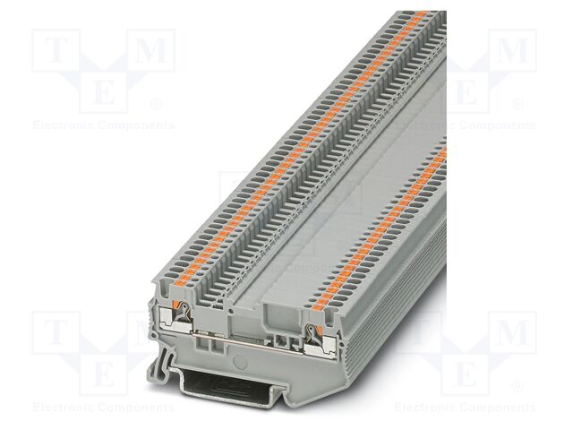 Splice terminal: rail; PA; L: 30.5mm; terminals: 2; W: 3.5mm