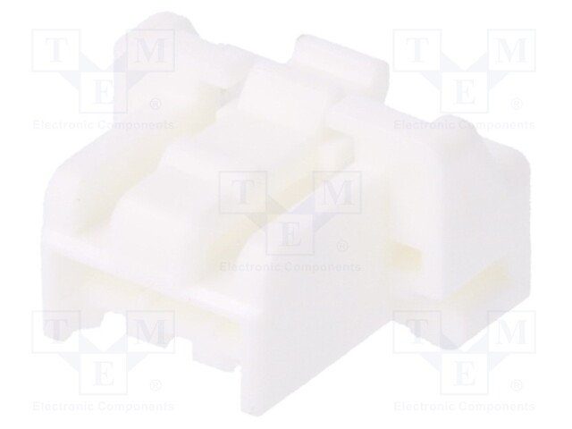 Plug; wire-board; female; CLIK-Mate; 2mm; PIN: 3; w/o contacts