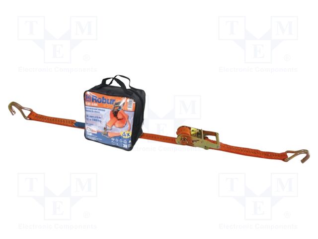 Fastening belt; 4pcs; Kit: plunger clamps