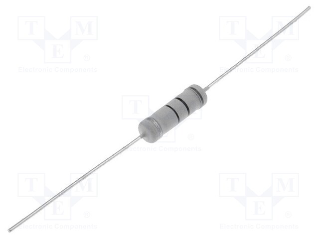 Resistor: metal oxide; THT; 330Ω; 3W; ±5%; Ø5x15mm; axial