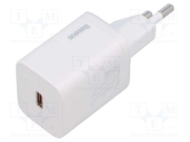 Power supply: switching; mains,plug-in; 5÷20VDC; 30W; 78x34x28mm