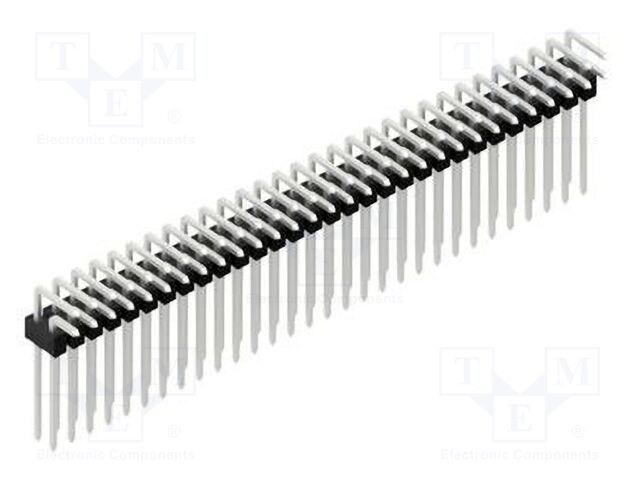 Connector: pin strips; pin header; male; PIN: 60; 2.54mm; THT; 2x30