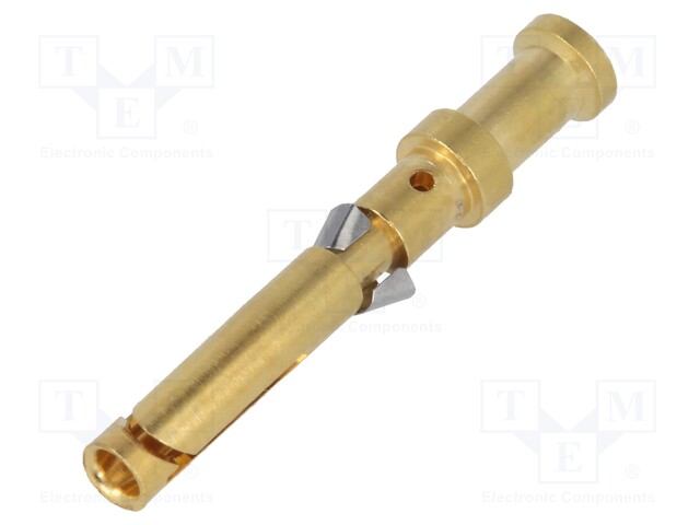 Contact; female; 0.14÷0.37mm2; Han D; nickel plated,gold-plated
