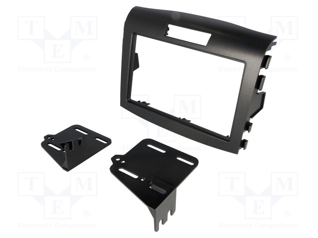 Radio mounting frame; Honda; 2 DIN; anthracite