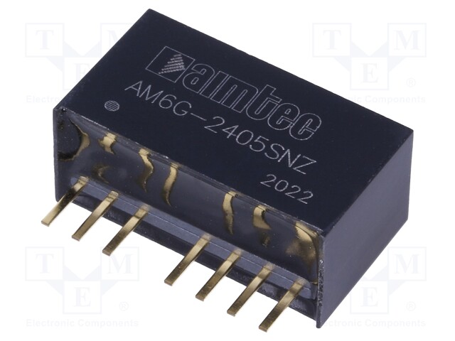 Converter: DC/DC; 6W; Uin: 18÷36V; 5VDC; Iout: 1.2A; SIP8; 4.9g