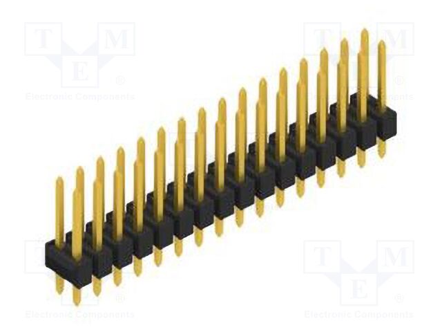 Connector: pin strips; pin header; male; PIN: 32; 2.54mm; THT; 2x16