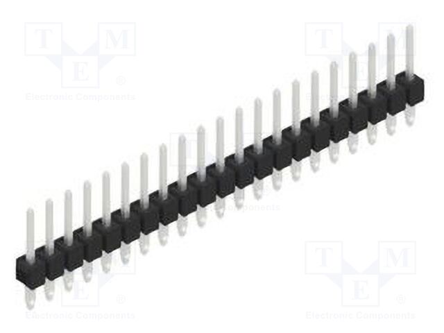 Connector: pin strips; pin header; male; PIN: 21; 2.54mm; THT; 1x21