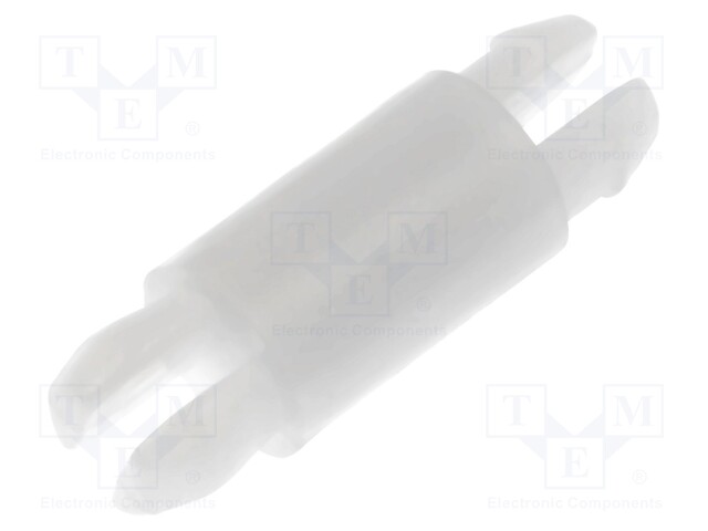 PCB distance; polyamide; L: 8mm; latch/latch; Colour: natural