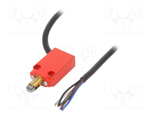 Limit switch; metal roller Ø10mm; NO + NC; 10A; max.250VAC; IP66