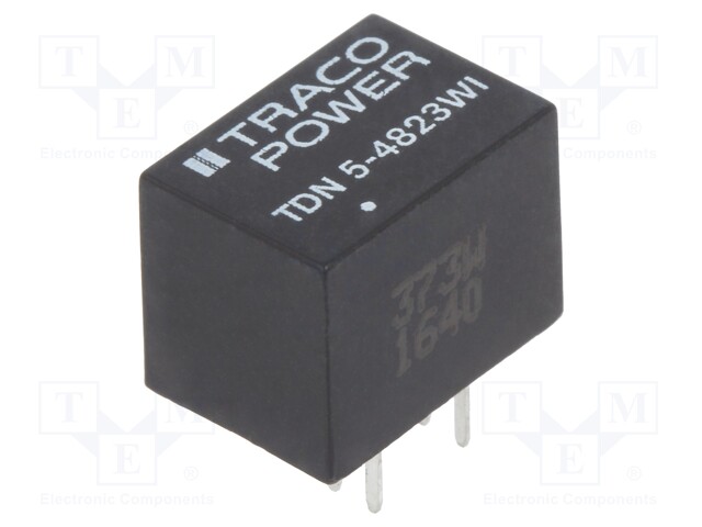 Converter: DC/DC; 5W; Uin: 18÷75V; Uout: 15VDC; Uout2: -15VDC; DIP