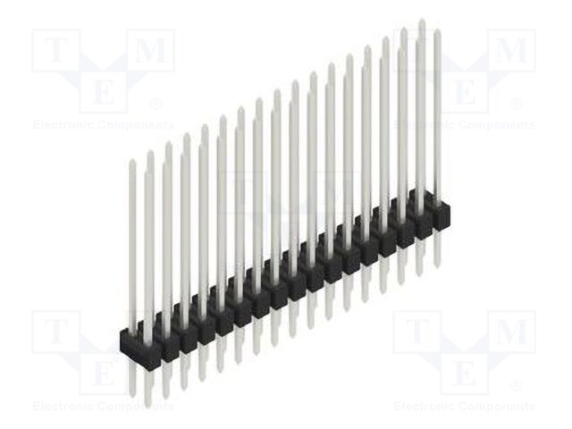 Connector: pin strips; pin header; male; PIN: 34; 2.54mm; THT; 2x17