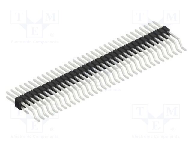 Connector: pin strips; pin header; male; PIN: 68; 1.27mm; SMT; 2x34