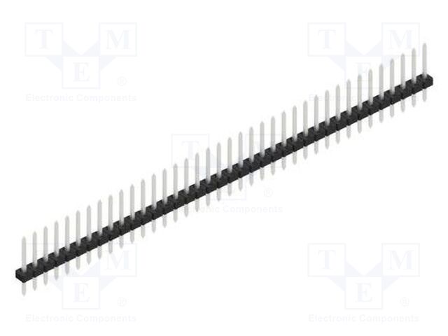 Connector: pin strips; pin header; male; PIN: 38; 2mm; THT; 1x38