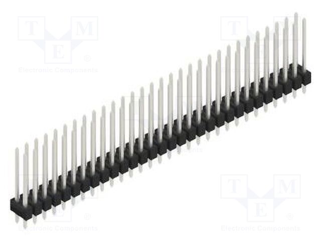 Connector: pin strips; pin header; male; PIN: 60; 2.54mm; THT; 2x30